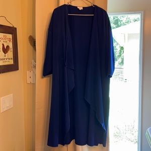 LulaRoe Lightweight Blue Cardigan